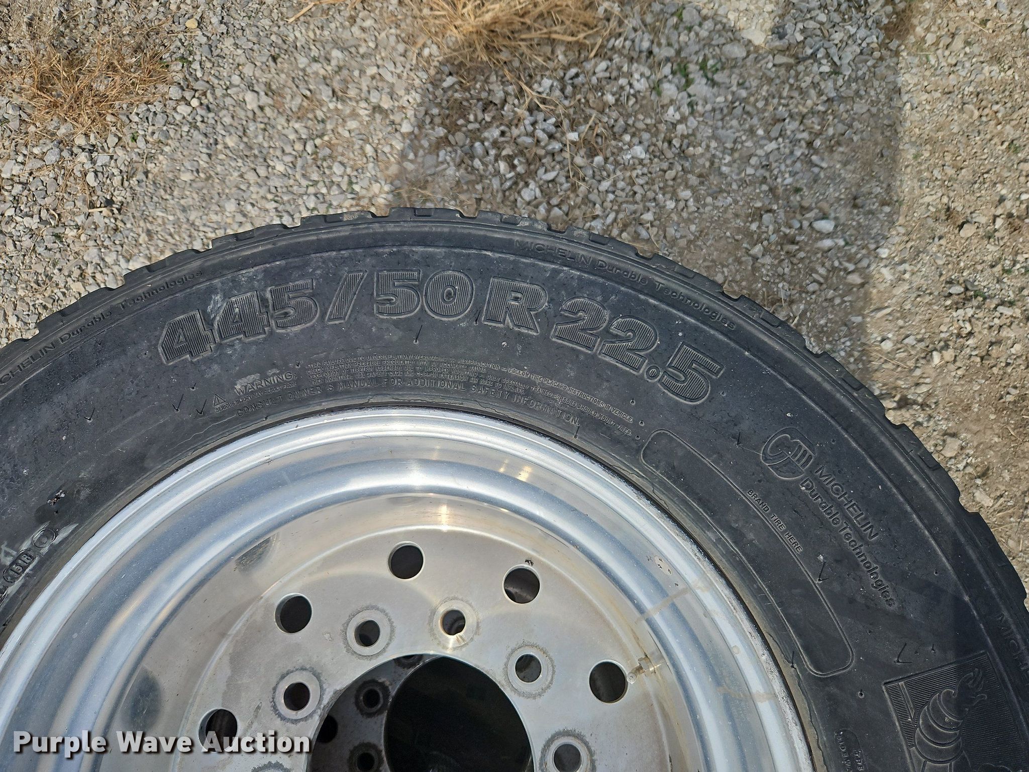 (4) Michelin tires and wheels in Mound City, KS Item DN7056 for sale Purple Wave