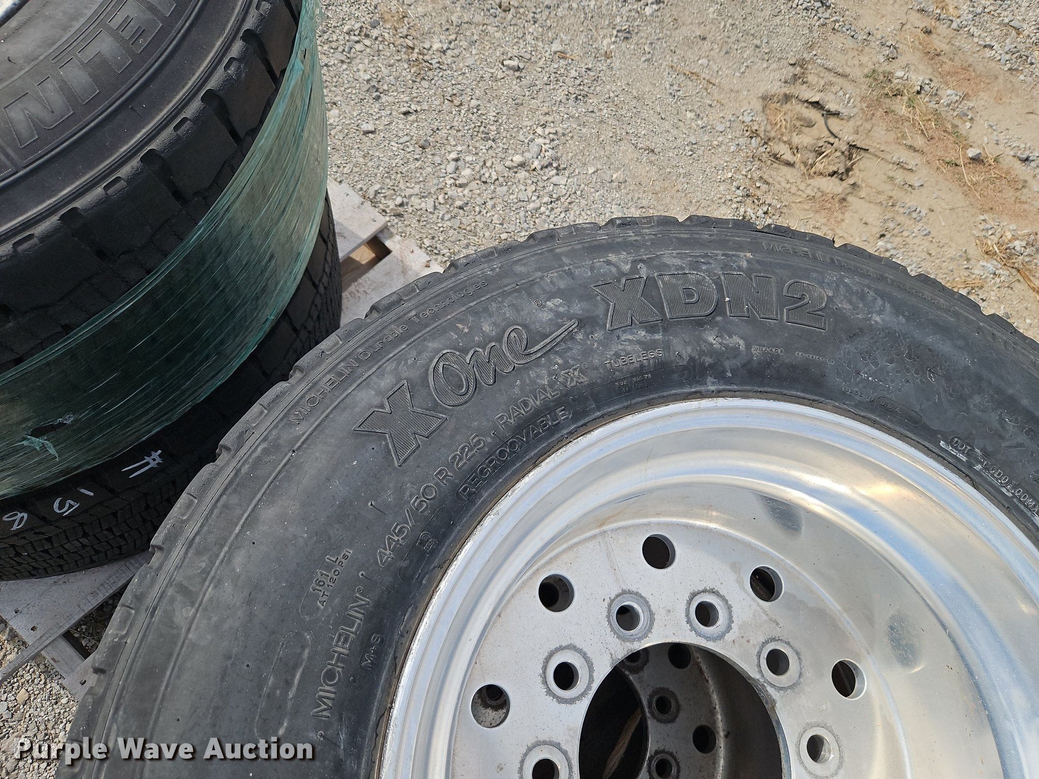 (4) Michelin tires and wheels in Mound City, KS Item DN7056 for sale Purple Wave