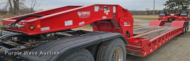 image for item DQ8469 2022 Choice Trailers 355 NG-PRO lowboy equipment trailer