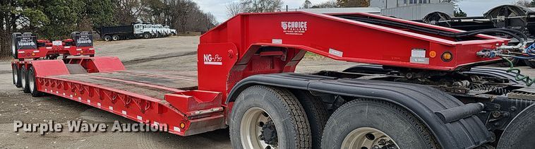 image for item DQ8469 2022 Choice Trailers 355 NG-PRO lowboy equipment trailer
