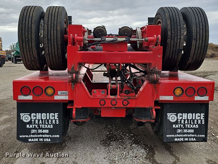 image for item DQ8469 2022 Choice Trailers 355 NG-PRO lowboy equipment trailer