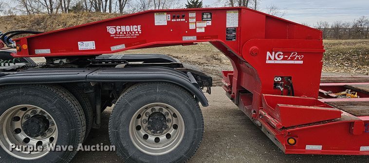 image for item DQ8469 2022 Choice Trailers 355 NG-PRO lowboy equipment trailer