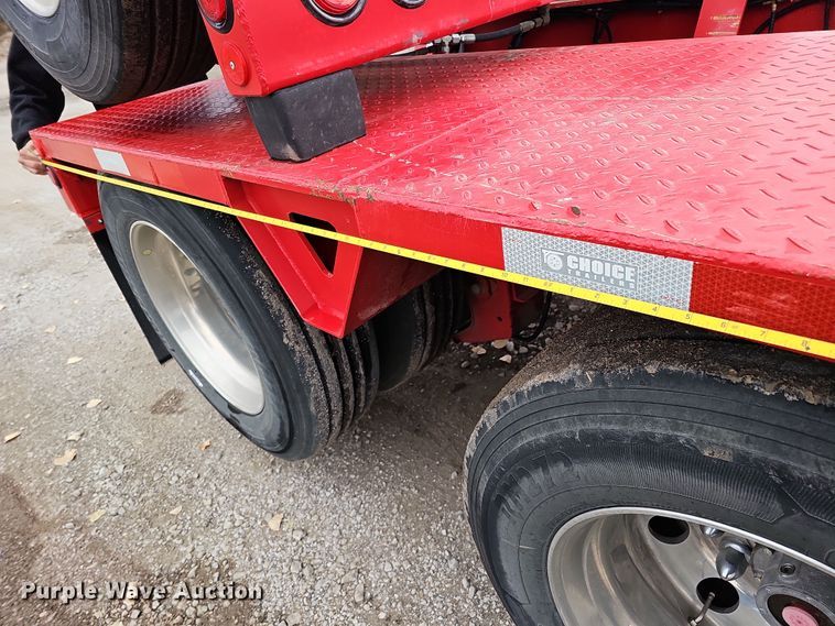 image for item DQ8469 2022 Choice Trailers 355 NG-PRO lowboy equipment trailer