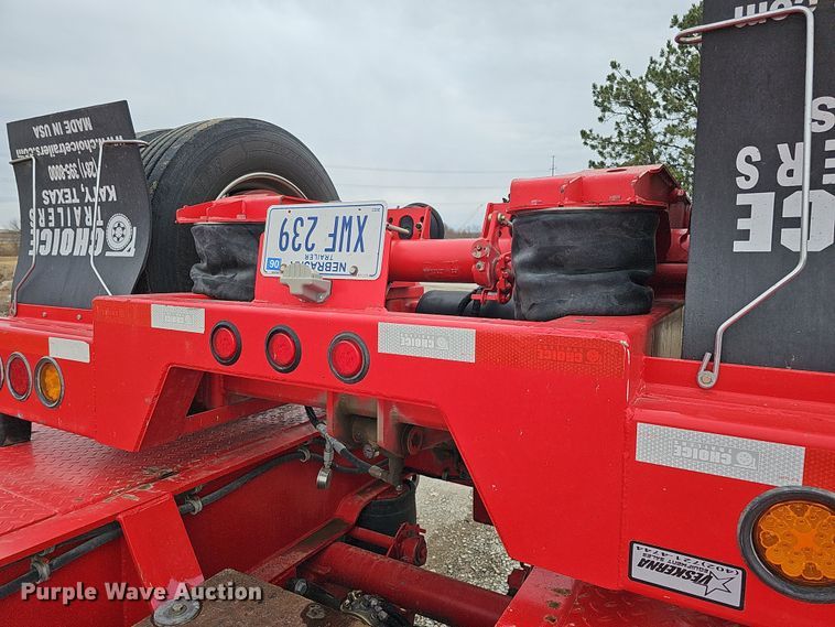 image for item DQ8469 2022 Choice Trailers 355 NG-PRO lowboy equipment trailer