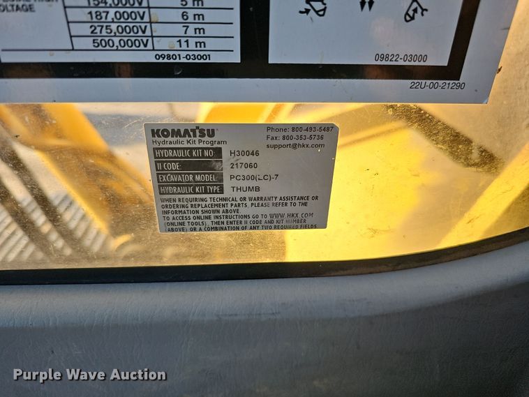 image for item DQ8476 2005 Komatsu  PC300 HD-7 excavator