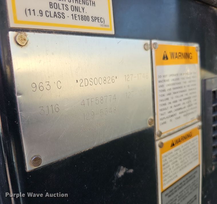 image for item DQ8479 2000 Caterpillar 963C track loader