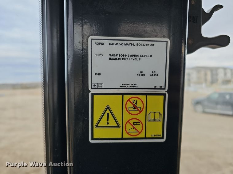 image for item DQ8486 2008 Caterpillar 953D track loader