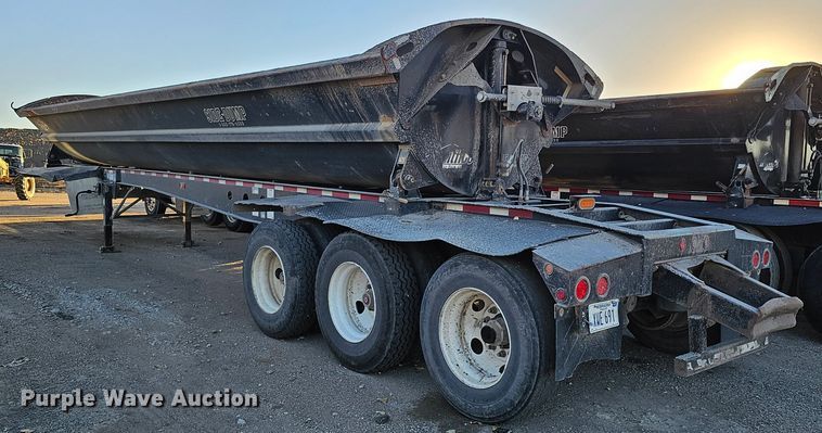 image for item DQ8490 2008 SmithCo S3-44-36 side dump trailer
