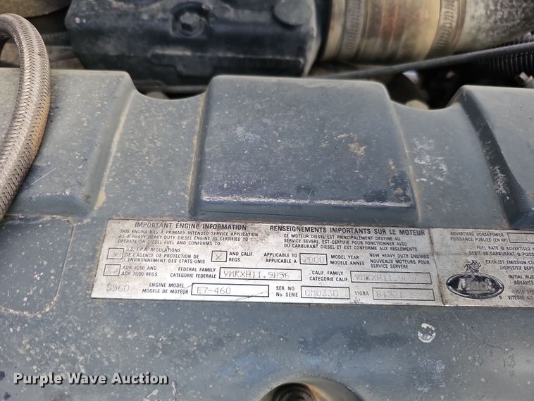 image for item IO9769 2007 Mack CV713 Granite semi truck