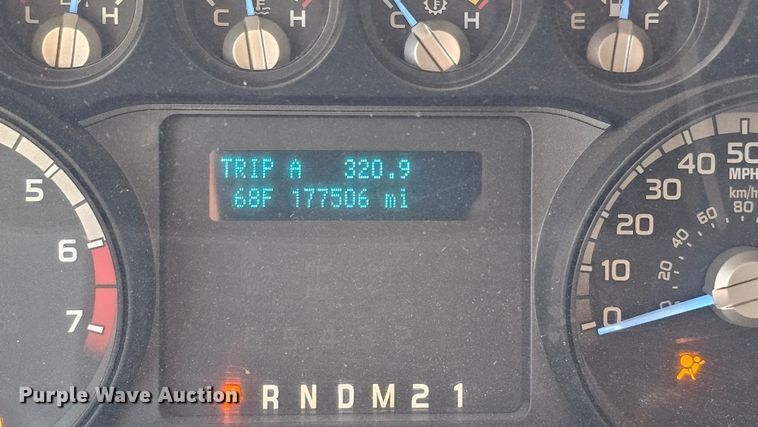 image for item IO9770 2011 Ford F350 Super Duty XL utility bed pickup truck