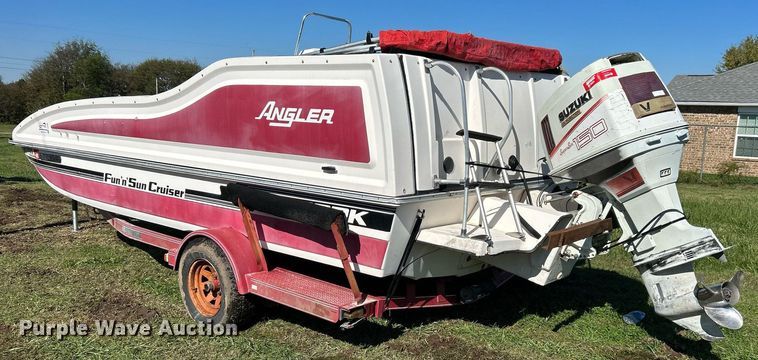 image for item DJ6430 1991  Angler Fun 'n' Sun Cruiser boat