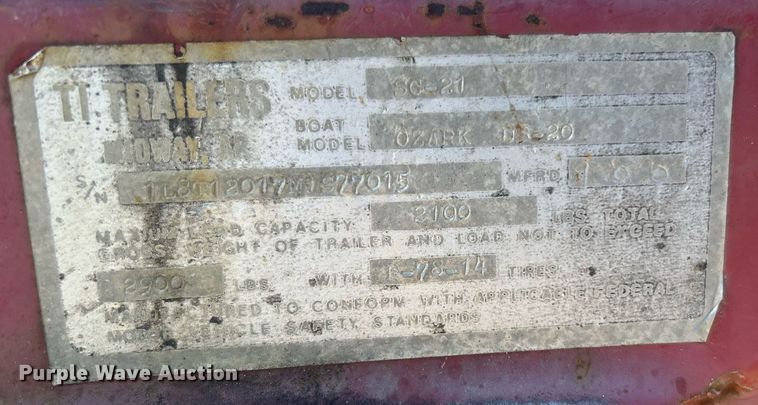 image for item DJ6430 1991  Angler Fun 'n' Sun Cruiser boat