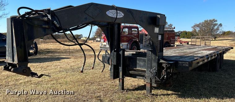 image for item DJ6460 1996 Ledwell  tilt deck equipment trailer