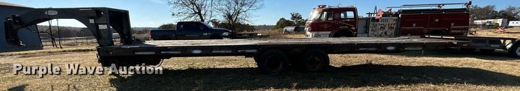 image for item DJ6460 1996 Ledwell  tilt deck equipment trailer