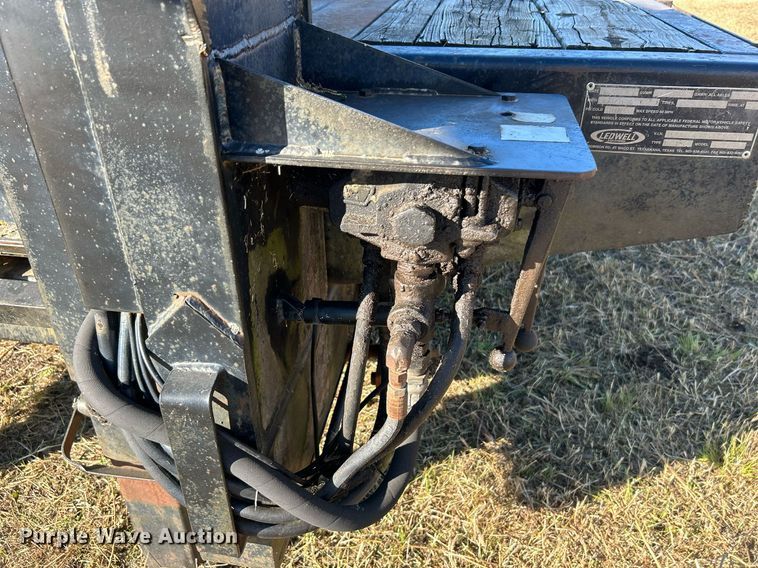 image for item DJ6460 1996 Ledwell  tilt deck equipment trailer