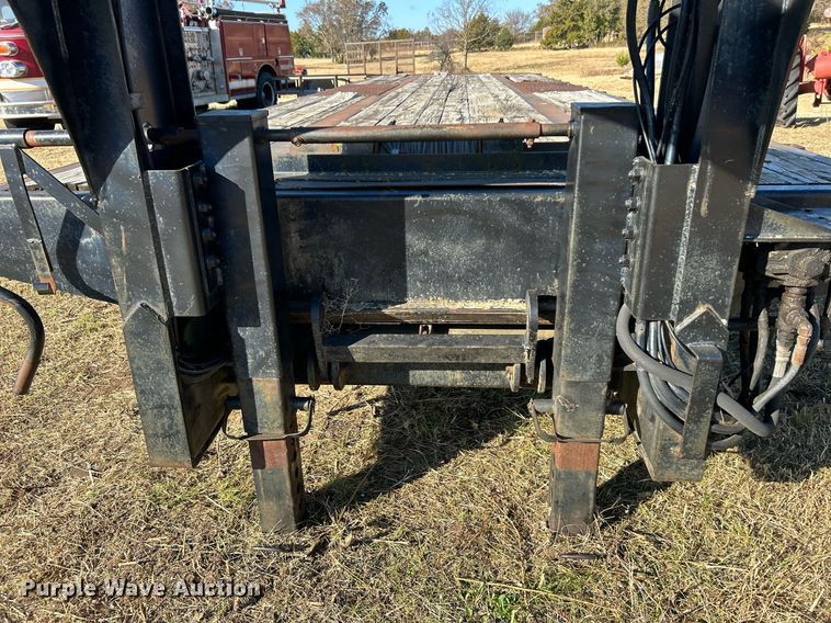 image for item DJ6460 1996 Ledwell  tilt deck equipment trailer