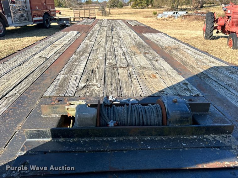 image for item DJ6460 1996 Ledwell  tilt deck equipment trailer