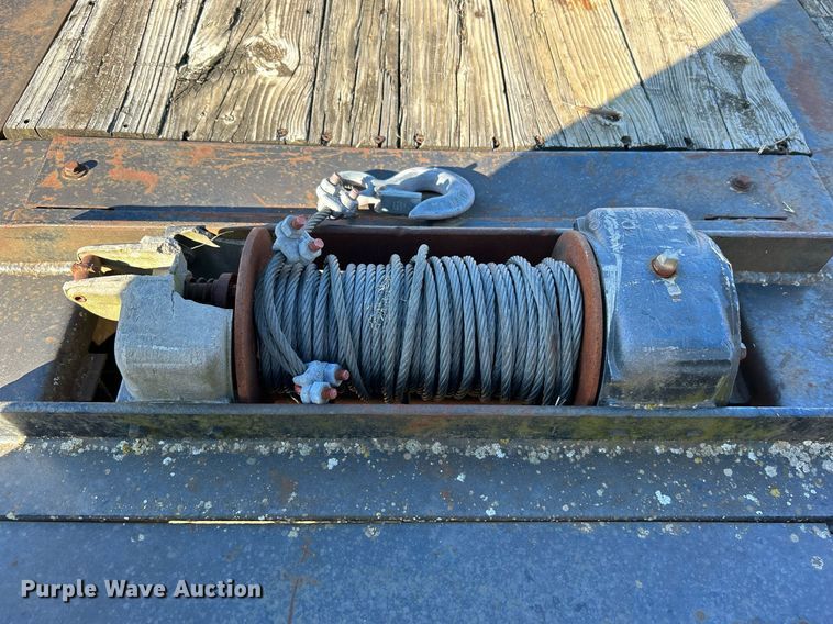 image for item DJ6460 1996 Ledwell  tilt deck equipment trailer