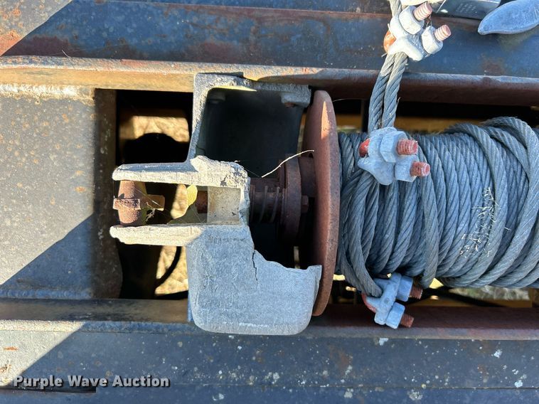 image for item DJ6460 1996 Ledwell  tilt deck equipment trailer