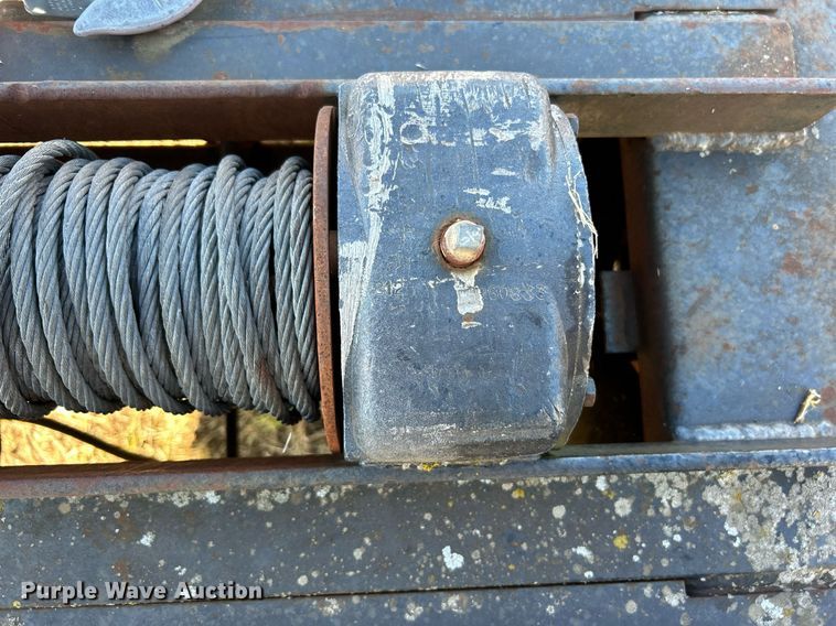 image for item DJ6460 1996 Ledwell  tilt deck equipment trailer