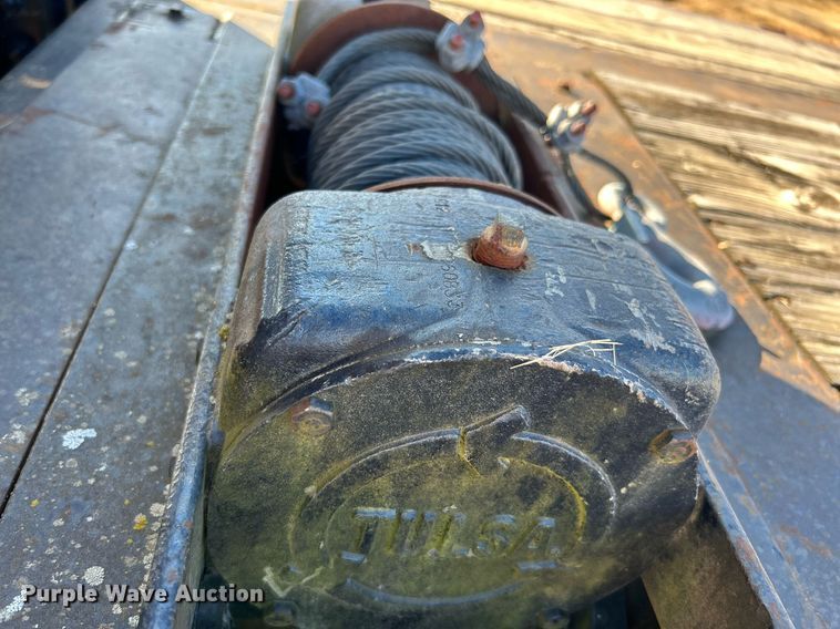 image for item DJ6460 1996 Ledwell  tilt deck equipment trailer