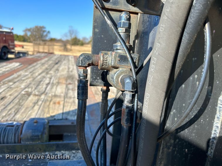 image for item DJ6460 1996 Ledwell  tilt deck equipment trailer