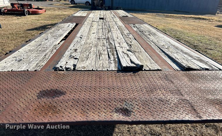 image for item DJ6460 1996 Ledwell  tilt deck equipment trailer