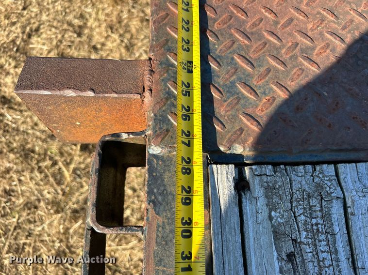 image for item DJ6460 1996 Ledwell  tilt deck equipment trailer