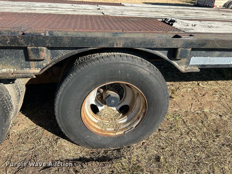 image for item DJ6460 1996 Ledwell  tilt deck equipment trailer