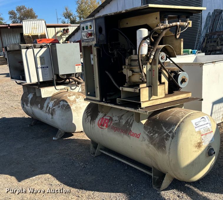 image for item DJ6462 (2) Ingersoll Rand air compressors