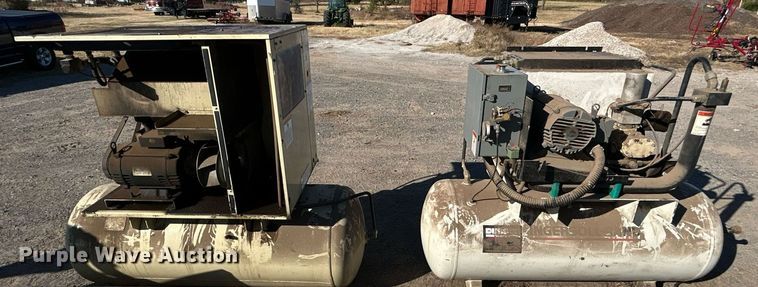 image for item DJ6462 (2) Ingersoll Rand air compressors