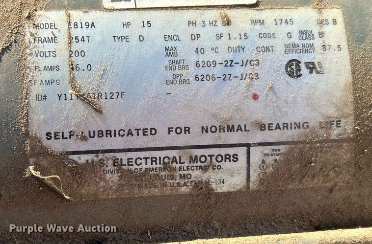 image for item DJ6462 (2) Ingersoll Rand air compressors