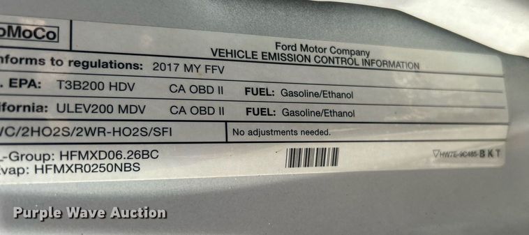 image for item DJ6465 2017 Ford F250 Super Duty XL  SuperCab pickup truck