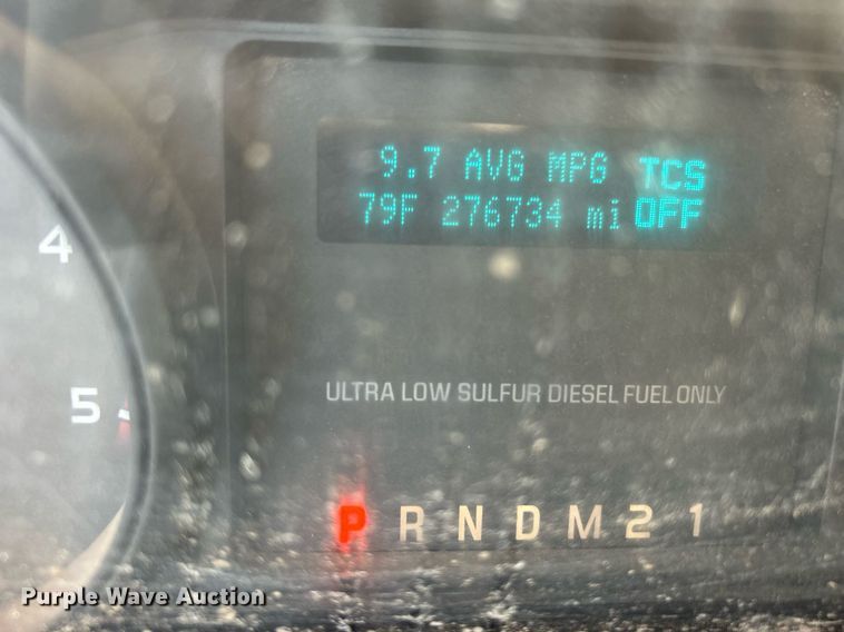 image for item DJ6486 2012 Ford F350 Super Duty XL  SuperCab bale bed pickup truck