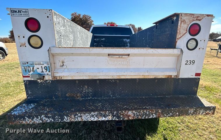 image for item DJ6489 2012 Chevrolet Silverado 2500HD  Ext. Cab utility bed pickup truck