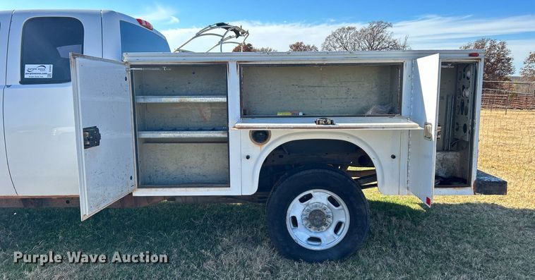 image for item DJ6489 2012 Chevrolet Silverado 2500HD  Ext. Cab utility bed pickup truck