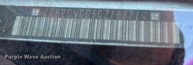 image for item DJ6489 2012 Chevrolet Silverado 2500HD  Ext. Cab utility bed pickup truck