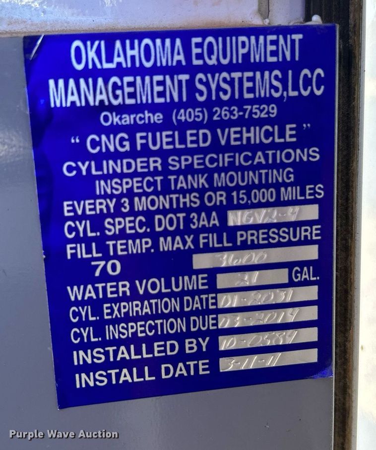 image for item DJ6490 2011 Chevrolet Silverado 2500HD  Ext. Cab utility bed pickup truck