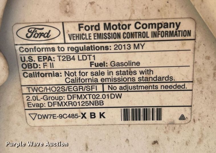 image for item DJ6493 2013 Ford Transit Connect  van