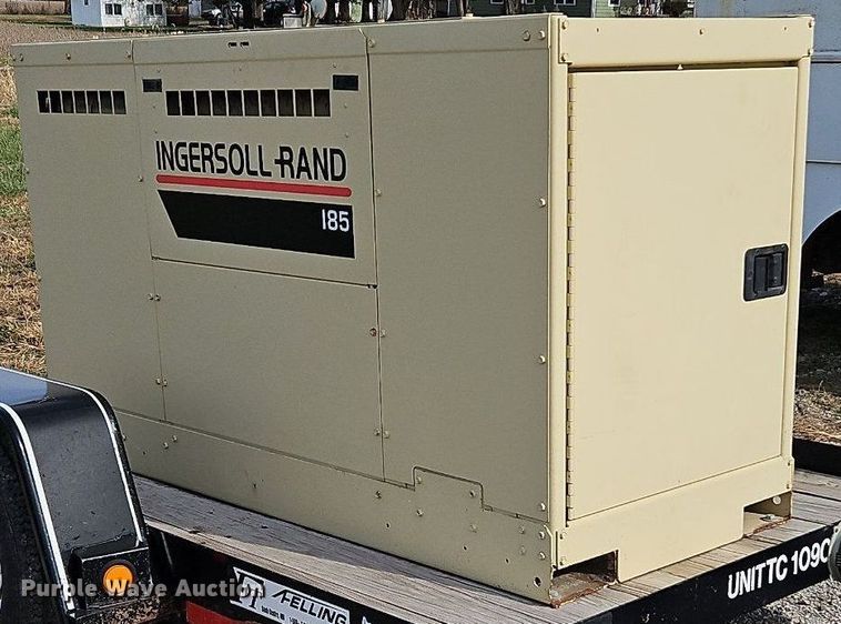 image for item DN7057 2003 Ingersoll Rand P185WJDU  air compressor