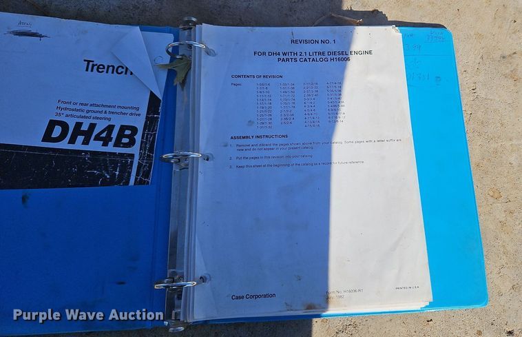 image for item DN7067 1982 Case DH4  trencher