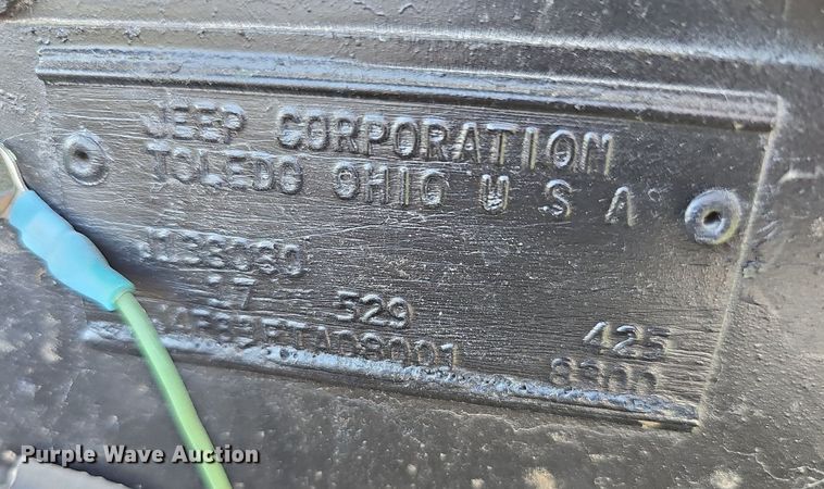 image for item DN8737 1974 Jeep CJ5  SUV