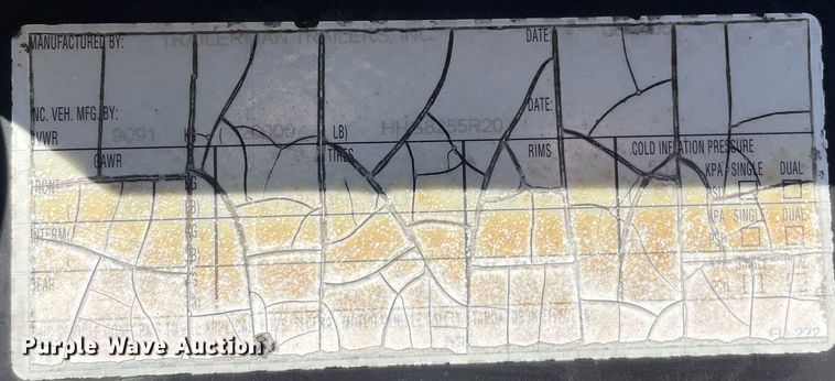 image for item DP0221 2006 Trailerman  equipment trailer