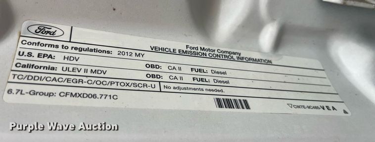 image for item DP2136 2012 Ford F350 Super Duty Lariat  Crew Cab pickup truck