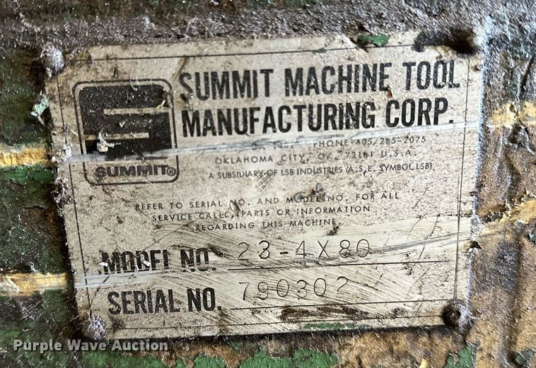 image for item DP3207 Summit 23-4X80  lathe