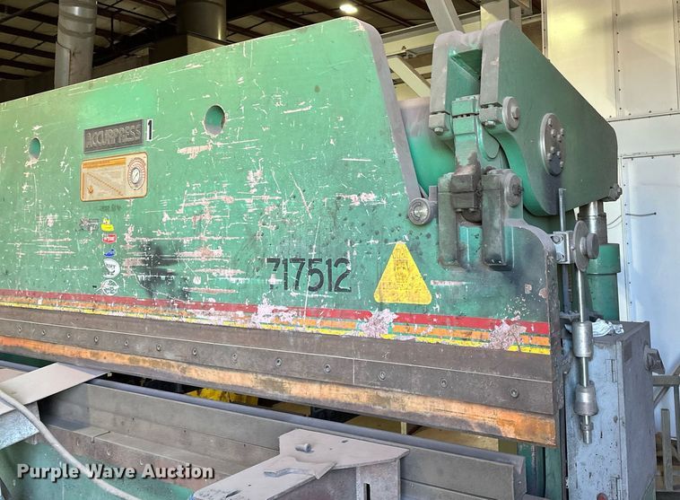 image for item DP3208 1991 Accurpress 717512  press brake