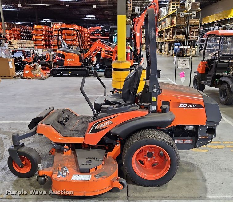 image for item DP6179 2022 Kubota ZD1511  ZTR lawn mower