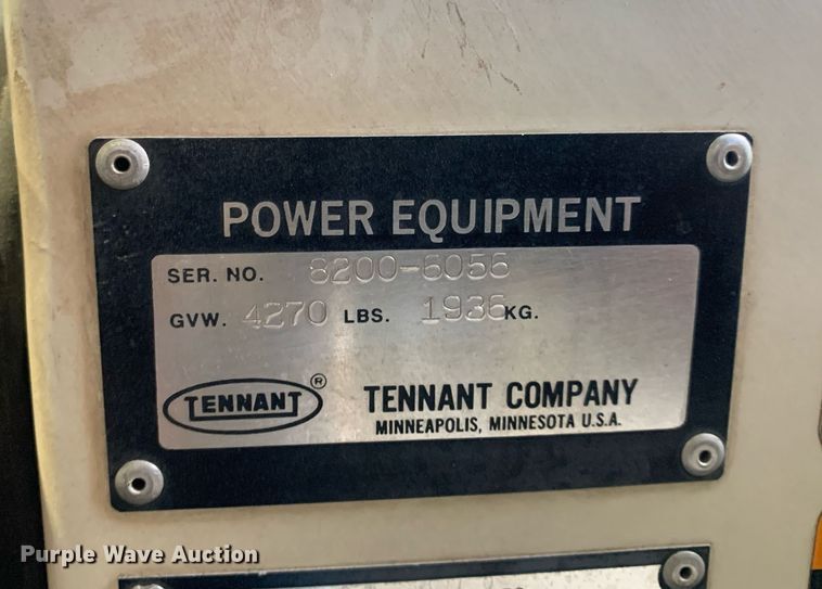 image for item DP8750 Tennent 8200ES  sweeper