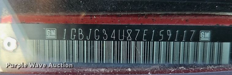 image for item DQ1172 2007 Chevrolet Silverado 3500  utility bed pickup truck