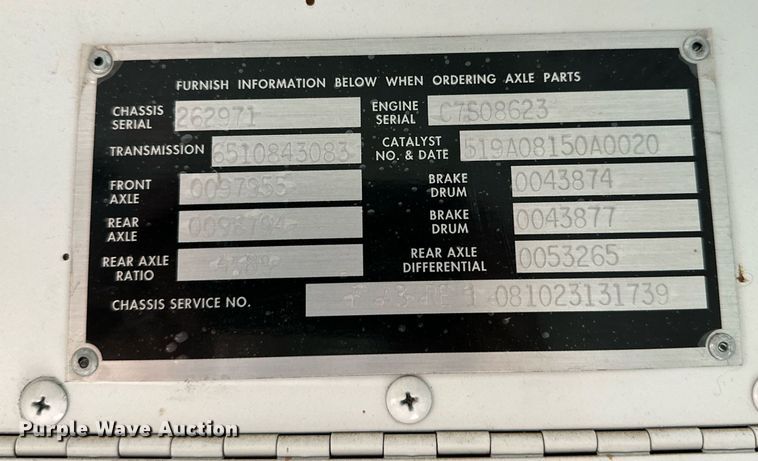 image for item DQ1521 2009 Blue Bird All American  school bus